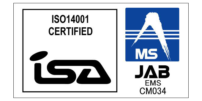 ISO14001認証マーク