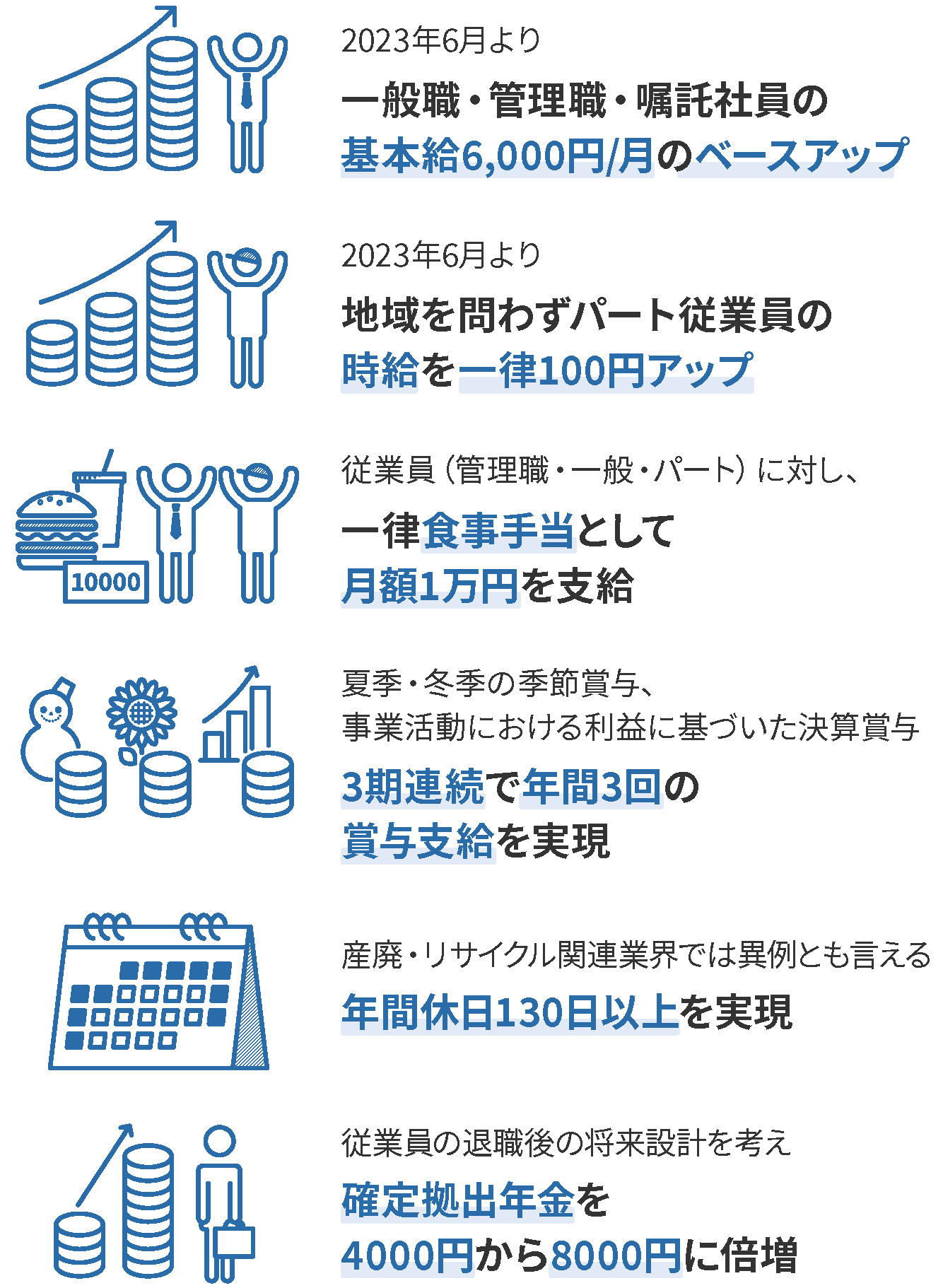 http://処遇改善・福利厚生拡大に向けた施策